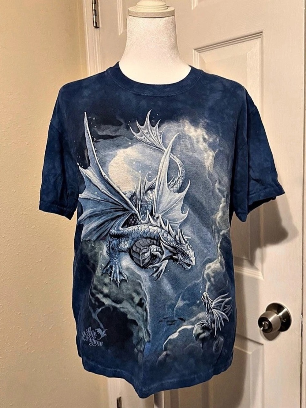 The Mountain Age of Dragons Cotton Graphic Tee